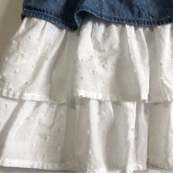 American girl denim ruffle tunic/dress size 8 - Picture 4 of 15